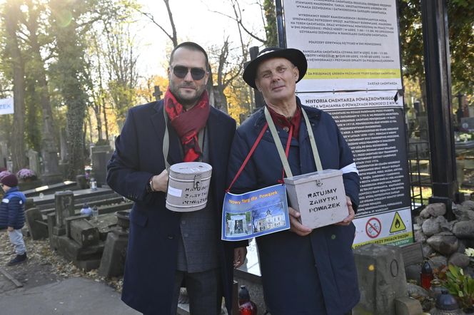 Gwiazdy kwestują na Powązkach