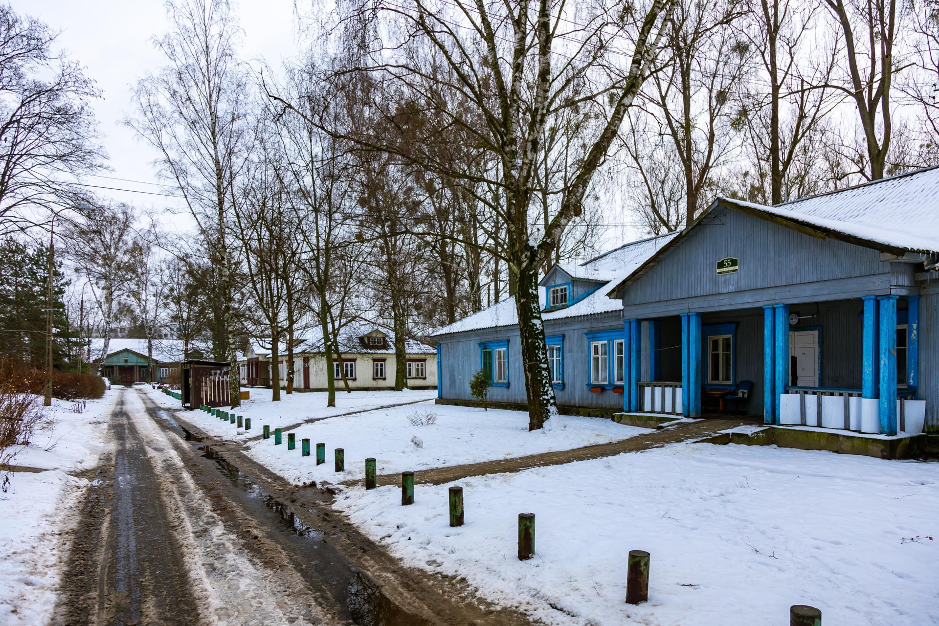 Osiedle "Przyjaźń" w Warszawie - zobacz zdjęcia pięknych drewnianych domków