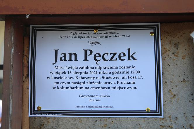 Pogrzeb Jana Pęczka