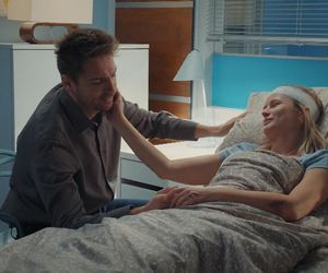 M jak miłość, odcinek 1849: Julia (Marta Chodorowska), Dima (Michaił Pszeniczny)