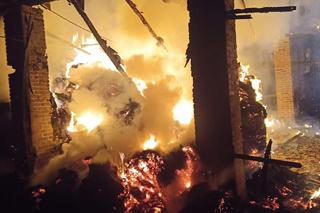 Ogień strawił wszystko. Po stodole w pow. lubartowskim niewiele zostało