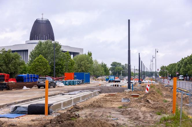 Budowa tramwaju do Wilanowa w Warszawie