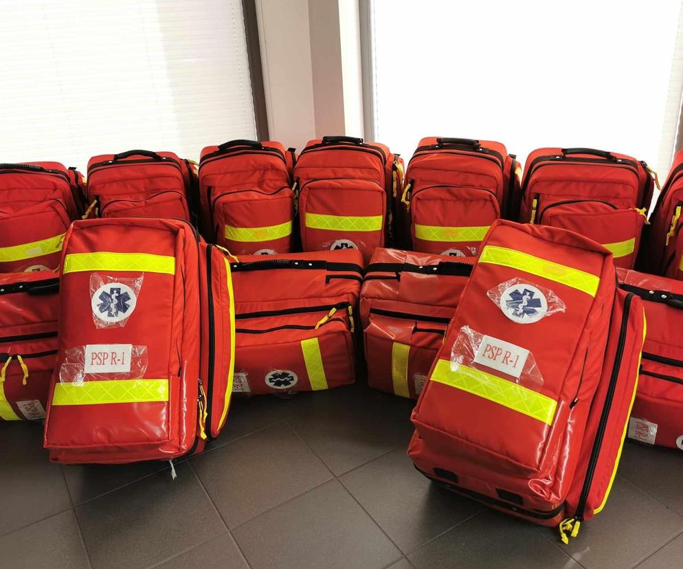Plecaki ratownicze trafiły do Ochotniczych Straży Pożarnych 