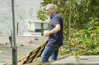 Senator Krzysztof Kwiatkowski relaksuje się na łonie natury