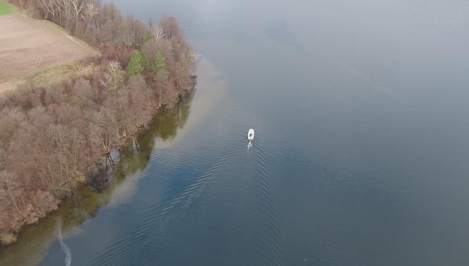 Jezioro Szeląg Wielki niedaleko Ostródy