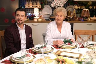 M jak miłość świąteczny odcinek specjalny. Wigilia Mostowiaków. Barbara (Teresa Lipowska), Marek (Kacper Kuszewski)