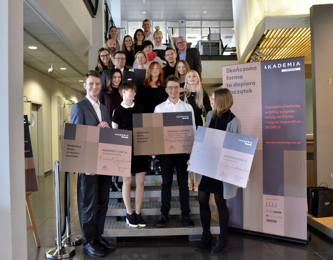 Młodzi projektanci nagordzeni w konkursie Akademii Hansgrohe