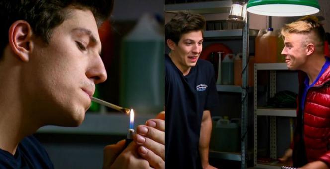 Barwy szczęścia, odc. 2044. Justin (Jasper Sołtysiewicz), Patryk (Konrad Skolimowski)