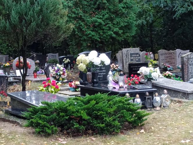 Przygotowania do święta Wszystkich Świętych na Cmentarzu na Miłostowie