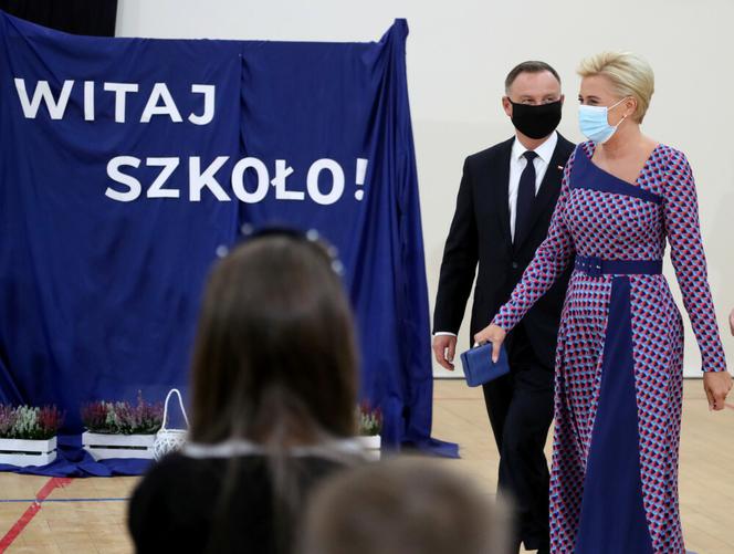 Para prezydencka na rozpoczęciu roku szkolnego