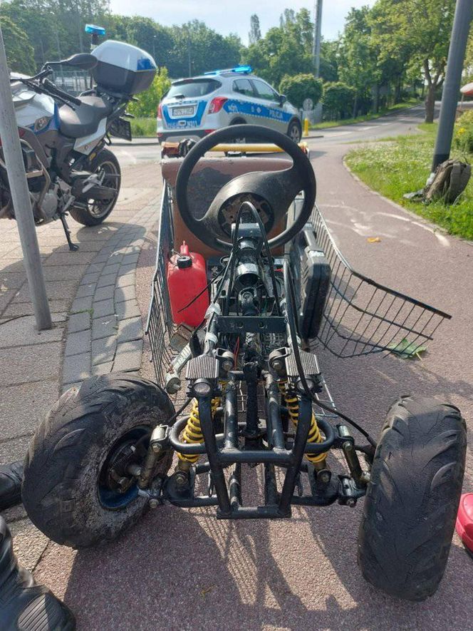 Zakaz prowadzenia? To nie problem! 19-latek z Sopotu zaskoczył wszystkich swoim "pojazdem"