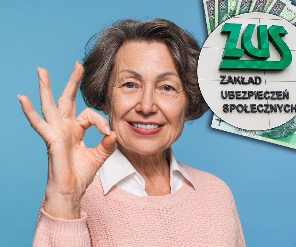 emerytka + ZUS + pieniądze