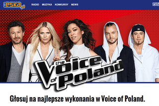 Strona Voice of Poland z ESKA.pl