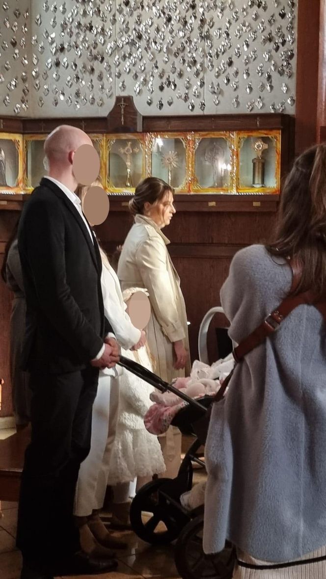 Daniel Martyniuk na chrzcinach syna