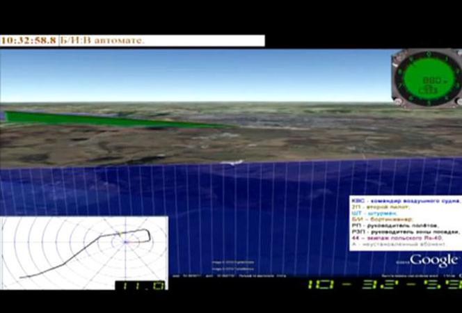 REKONSTRUKCJA LOTU Tu-154M: Rosyjska symulacja ostatnich 20 minut lotu