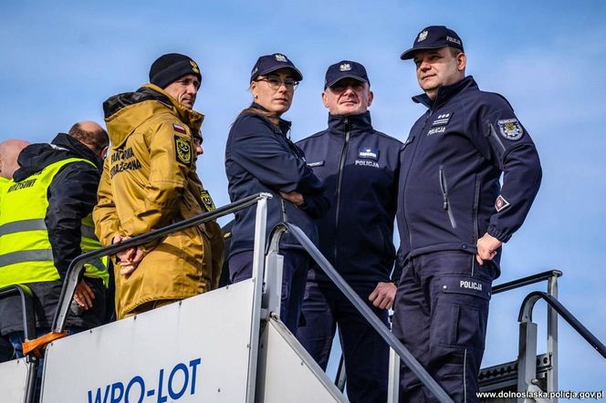 Wrocław. Ćwiczenia na terenie Portu Lotniczego im. Mikołaja Kopernika [ZDJĘCIA].