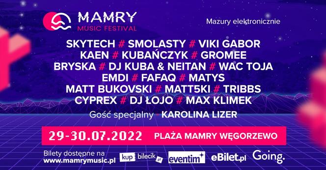 Mamry Festival odbędzie się na węgorzewskiej plaży