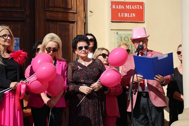 W centrum Lublina królował róż! Przez miasto przeszedł Marsz Różowej Wstążki