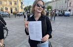 Protest w obronie Górek Czechowskich przed ratuszem
