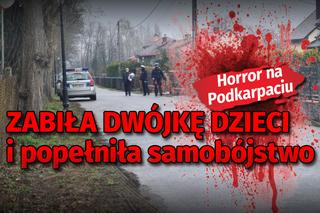 Rodzinny horror w Rudniku. Zabiła dwójkę dzieci, a następnie popełniła SAMOBÓJSTWO!