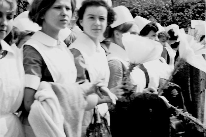  Pochód pierwszomajowy z udziałem pielęgniarek - 1967 r.