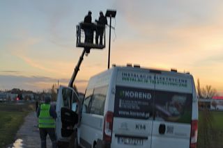 Nowe lampy na Antonińskiej