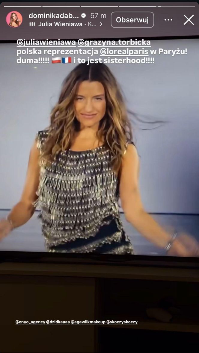 Julia Wieniawa i Grażyna Torbicka podbijają Paryż