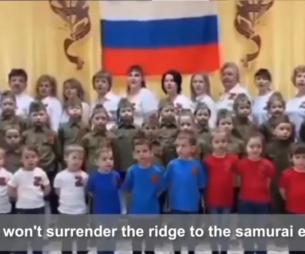  Rosyjskie przedszkolaki śpiewają o wojnie z USA! Zwrócimy Alaskę ojczyźnie