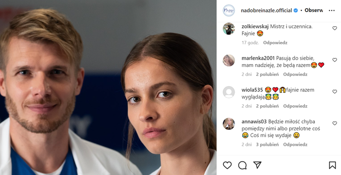 Na dobre i na złe. Komentarze fanów na Instagramie 
