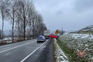 Potworny wypadek w Tęgoborzu. Nie żyje 30-letni mężczyzna