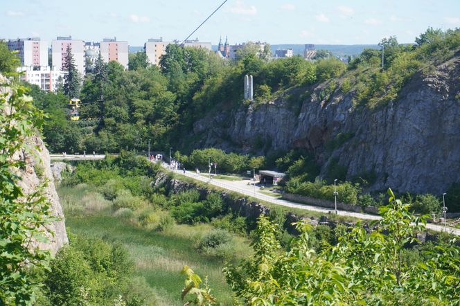 Widok z kieleckiej Kadzielni