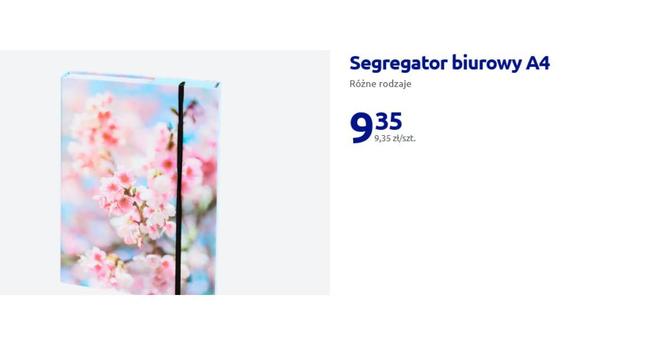 Segregator biurowy A4  Różne rodzaje