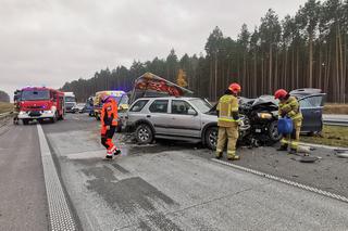 Wypadek na S5 w Pawłówku pod Bydgoszczą. Jedna osoba ranna [ZDJĘCIA]