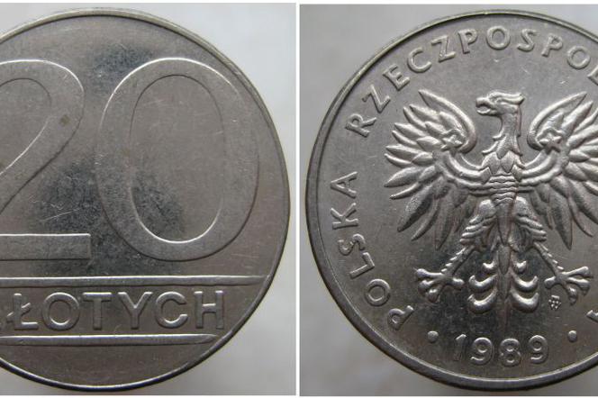 Moneta 20 zł sprzed denominacji