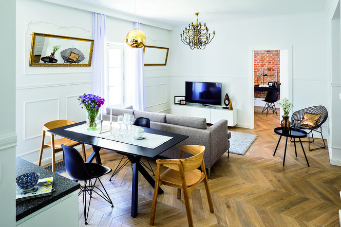 Salon z jadalnią