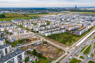 Jeszcze 30 lat temu były tu pola. Dziś Jagodno ma 20 tys. mieszkańców, wciąż rosną nowe bloki. Urośnie też wielki las i park