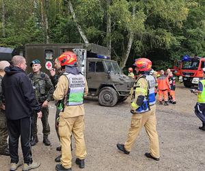 Wypadek w pobliżu Konotopu  - autobus z tirem 