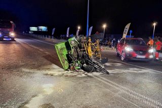 Wypadek w Brzezinach