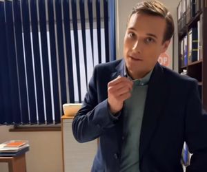 M jak miłość nowy sezon. Olek (Maurycy Popiel) na planie