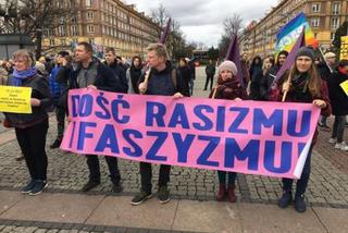 Protest przeciwko faszyzmowi i rasizmowi w Szczecinie