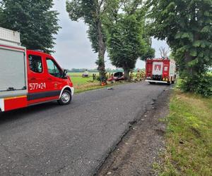 Tragiczny wypadek pod Jutrosinem. Dwaj mężczyźni zginęli na miejscu