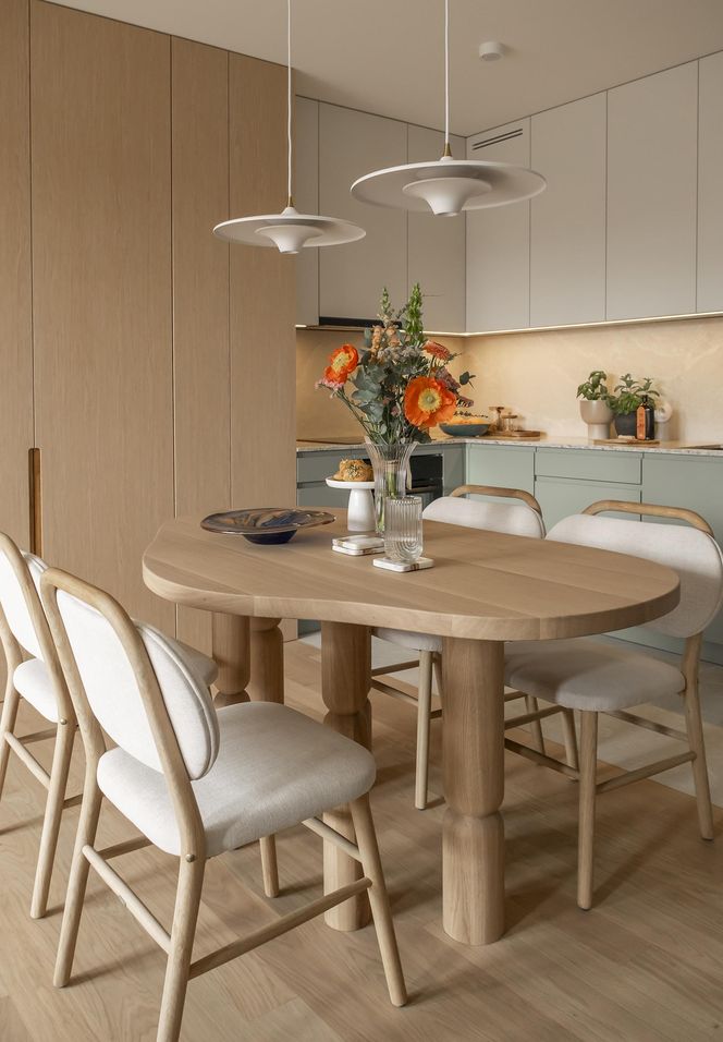 Mieszkanie architekta w Poznaniu inspirowane organicznymi kształtami