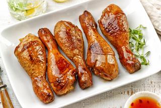 Karmelowe nóżki, czyli podudzia z kurczaka pieczone w słodko-korzennym sosie 