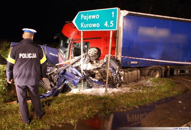 Jeżewo: Wypadek, trzy osoby nie żyją. Sprawca był pijany