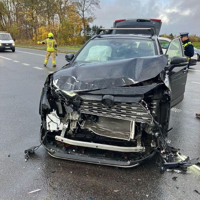 Wypadek w Baldowie. Nie żyje jedna osoba