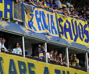 Krzysztof Stanowski i Dua Lipa na meczu Coca - River