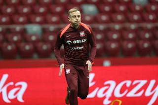 Eliminacje ME 2024. Trening reprezentacji Polski na PGE Narodowym przed meczem barażowym z Estonią