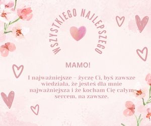 Życzenia od córki dla mamy