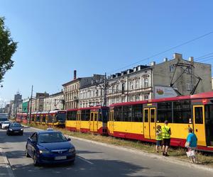 Wstrzymany ruch tramwajów w Łodzi