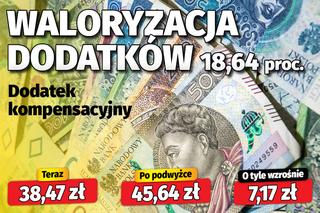 Waloryzacja dodatków (18,64 proc.) 